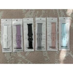 6 Pack Sports Watch Band  38/40/41mm